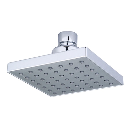 Pioneer Industries Single Function Square Showerhead, NPS, Polished Chrome SH-402